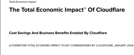 The Total Economic Impact™ Of Cloudflare