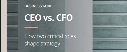 CEO vs CFO: Where They Differ and Where They Align